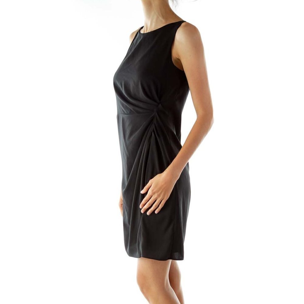 LOFT Black Sleeveless Sheath Work Dress - Picture 2 of 3